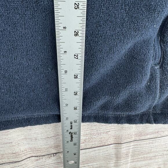 The North Face Full Zip Terry Fleece Jacket Mens XXL Navy Blue - Picture 12 of 13